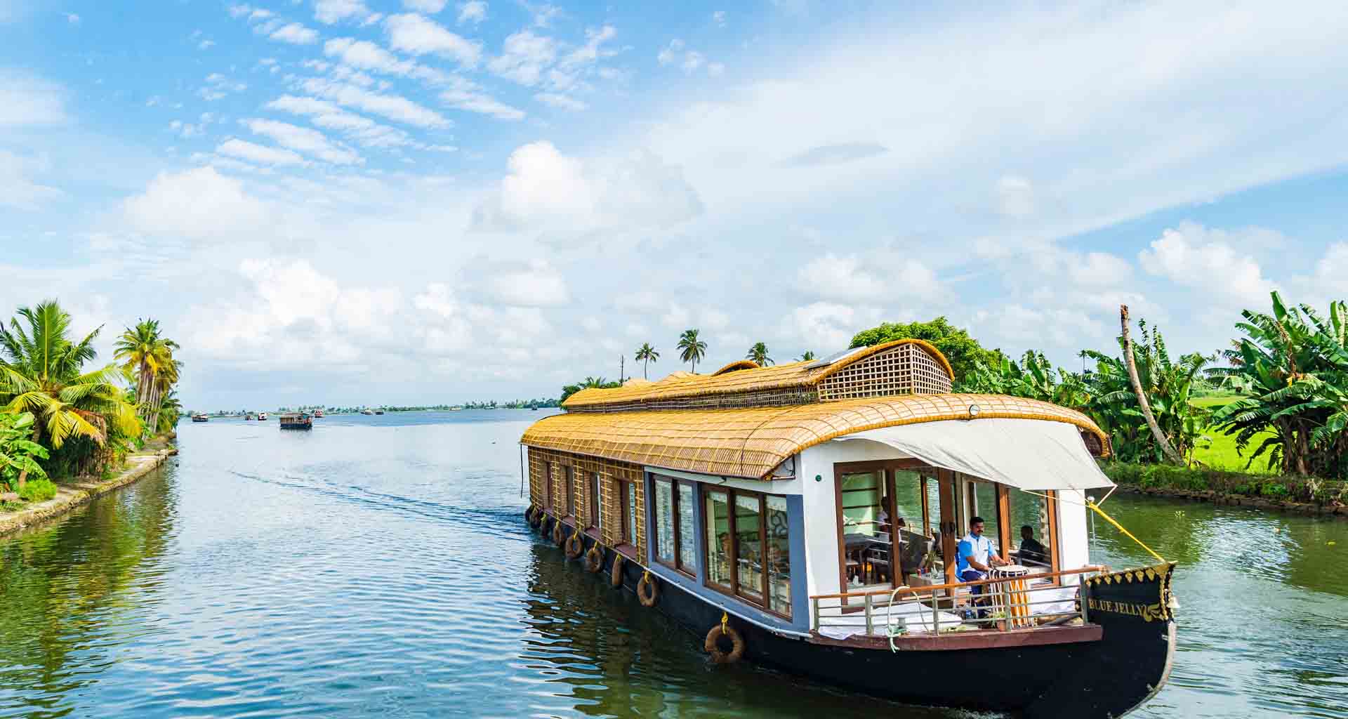 Boathouse tour Kerala